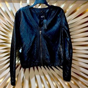 Faux Black Jacket